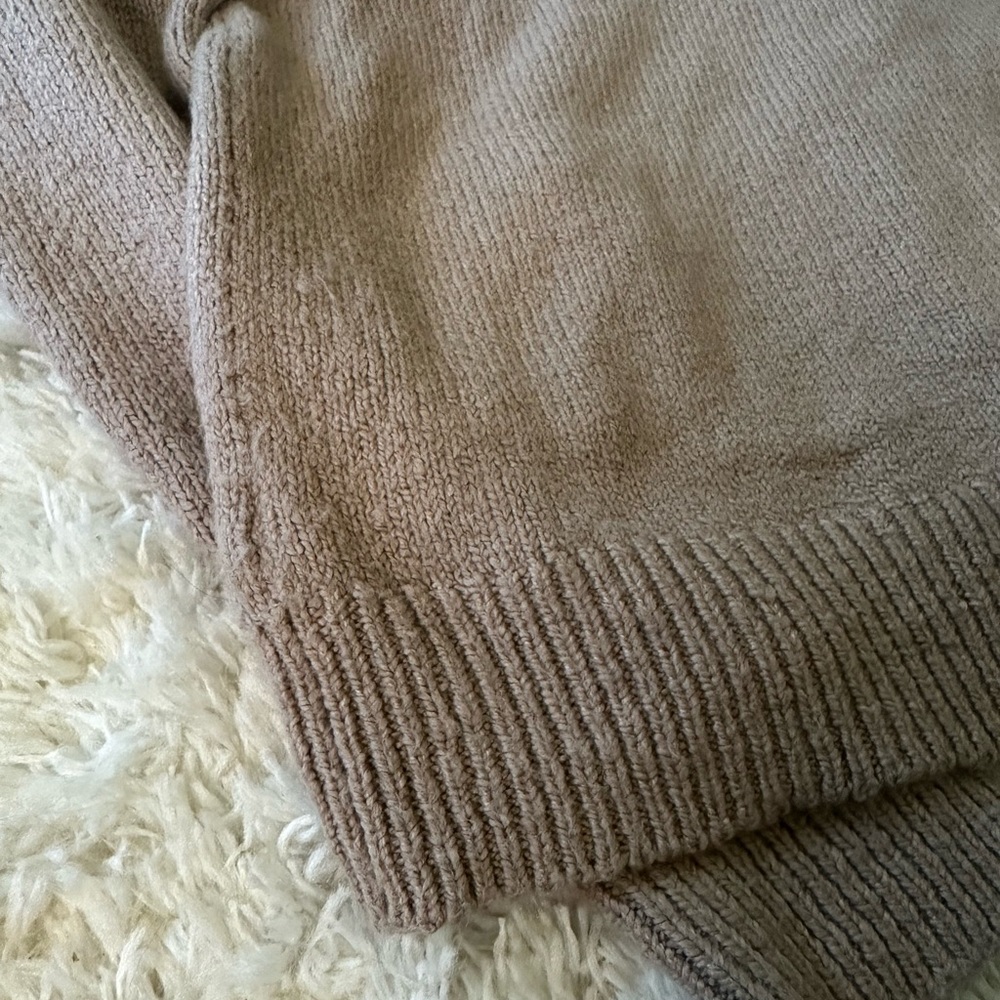 Pilcro Cropped & Collared Cable-Knit Cardigan Sweater - Picture 7 of 10